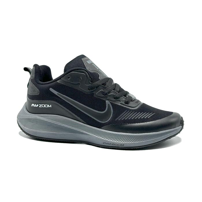 کفش و کتانی اسپرت مردانه و زنانه مدل نایک زوم NIKE_ZOOM رنگ مشکی طوسی کد 41880