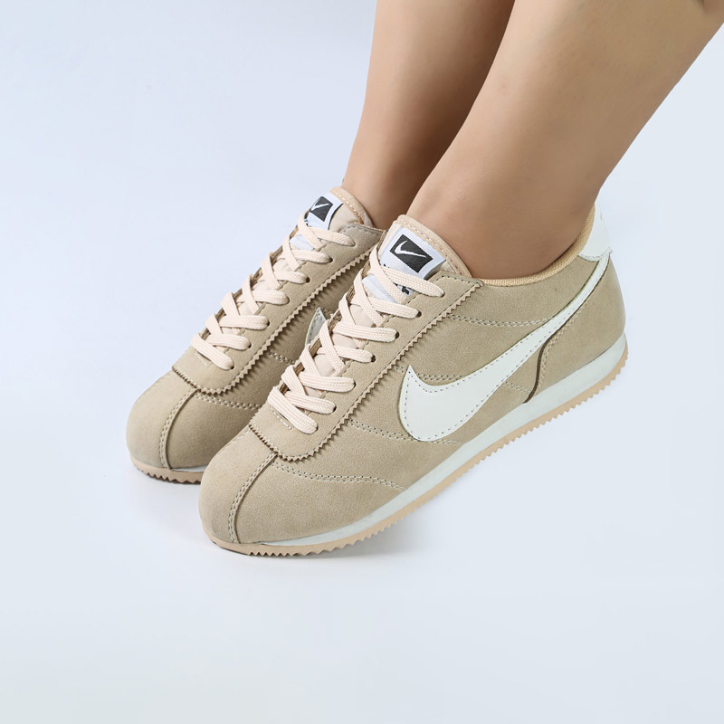 کفش و کتانی زنانه و دخترانه مدل نایک NIKE رنگ کرم کد 42171