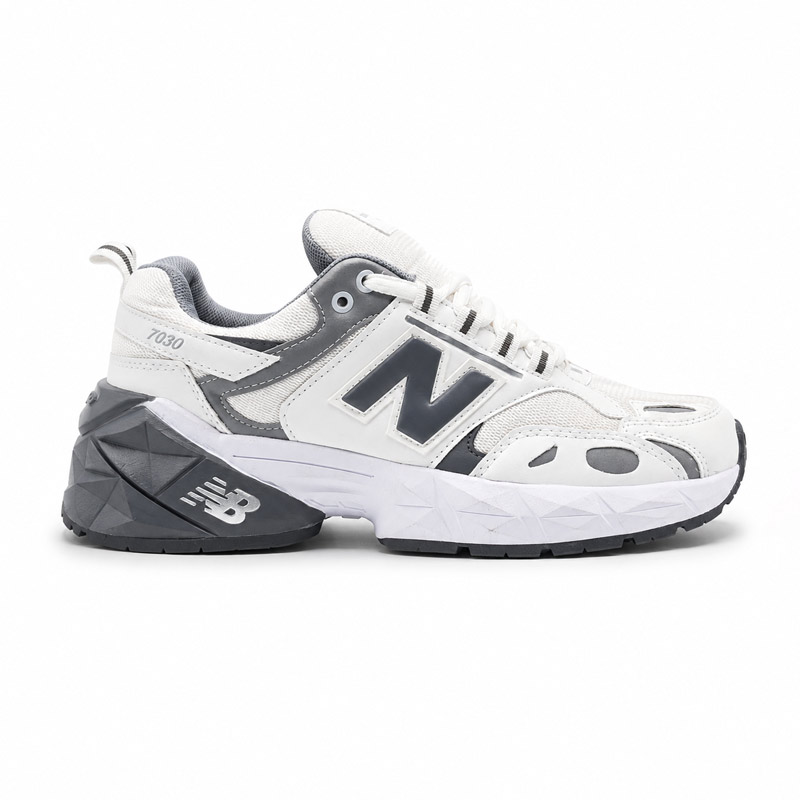 کفش و کتانی مردانه مدل نیوبالانس7030 NEW BALANCE رنگ سفید طوسی کد 7996